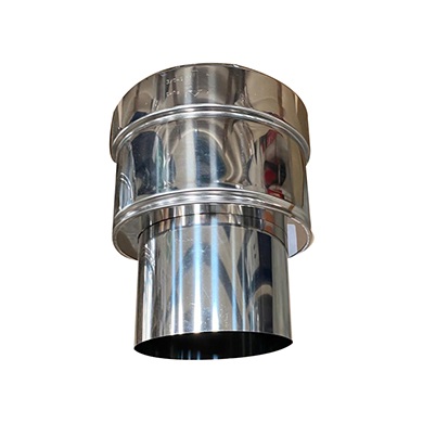 Flex Adapter Stainless Steel Twin Wall To Flex Adaptor